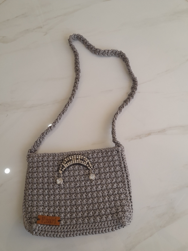 کیف مکرومه کتابی