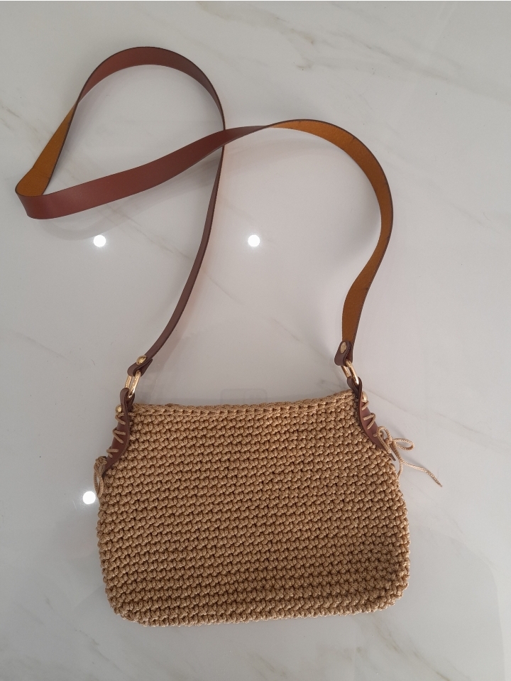 کیف مکرومه کتابی